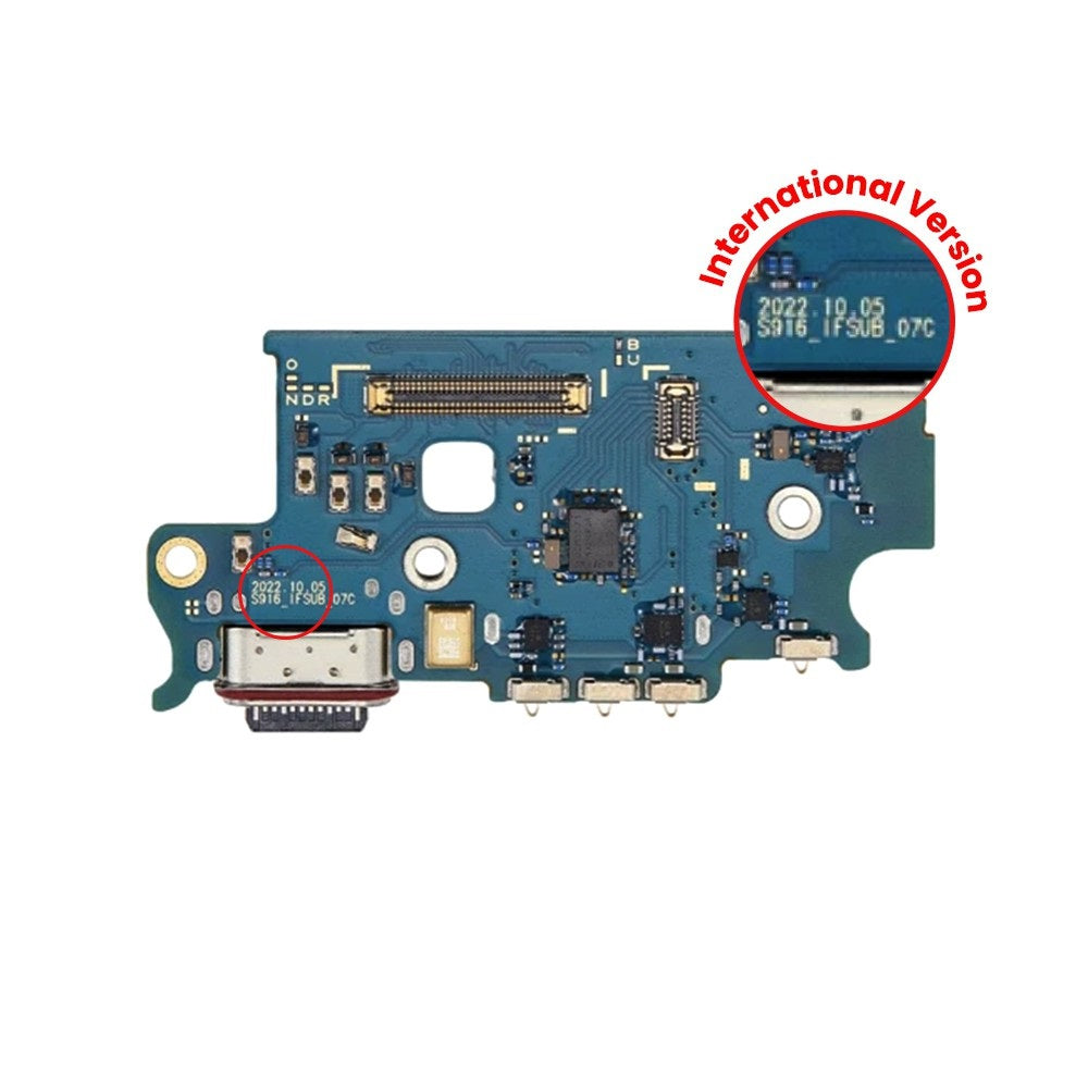 Charging Port Board for Samsung Galaxy S23 Plus S916B (Gold) Charging Port Board for Samsung Galaxy S23 Plus S916B (Gold)